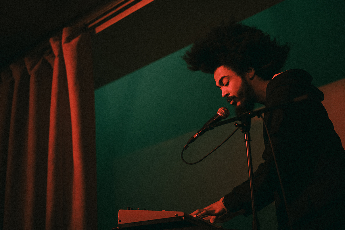 person performing at show