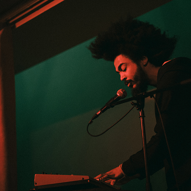 person performing at show